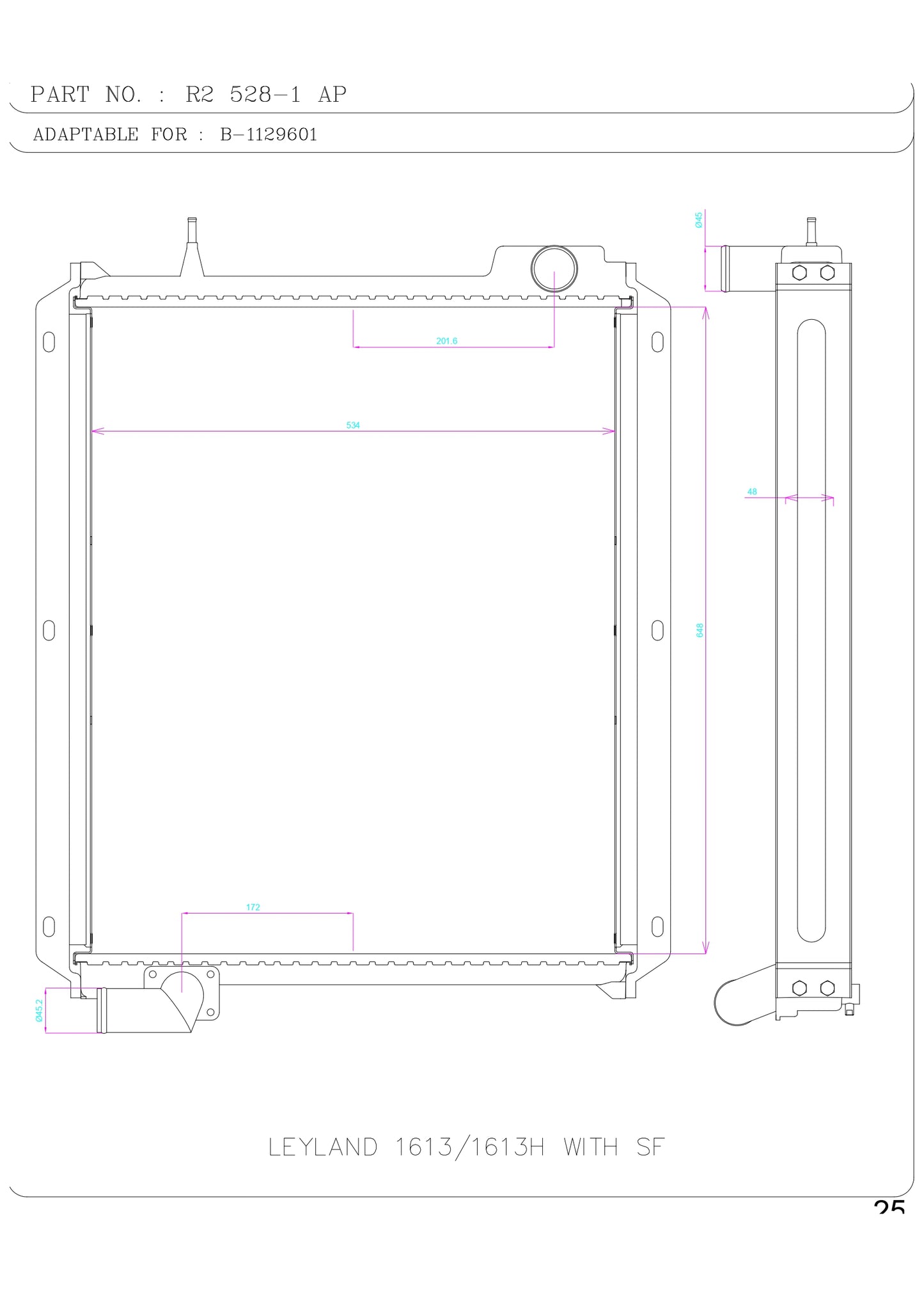 LEYLAND 1613/1613H WITH SF
