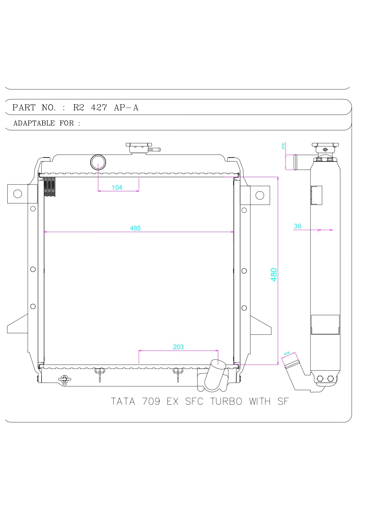 TATA 709 EX SFC TURBO WITH SF