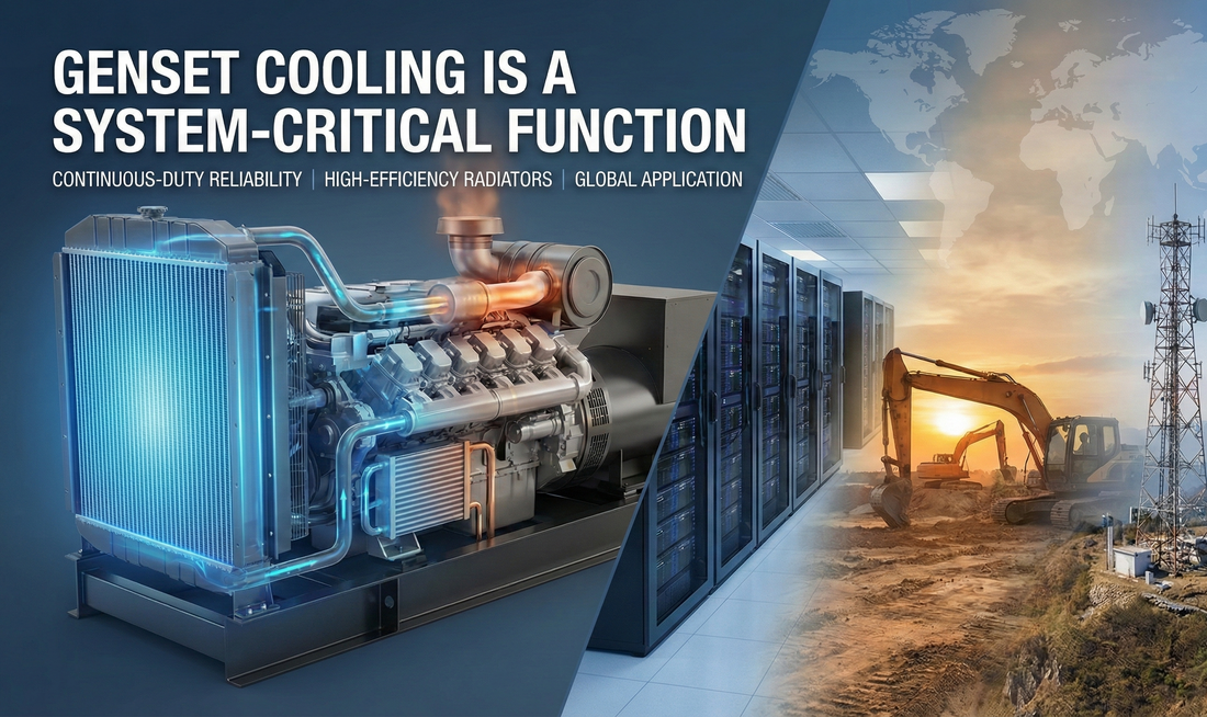 Genset Radiator Cooling Solutions for Continuous-Duty Applications