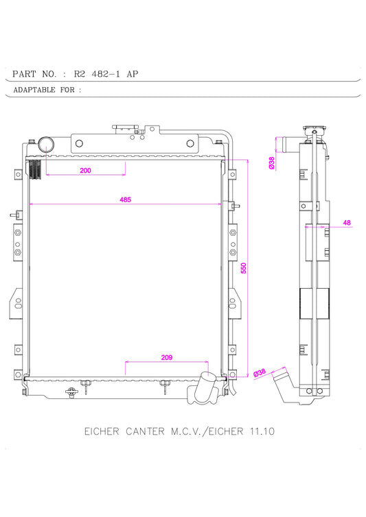 EICHER CANTER M.C.V./EICHER 11.10