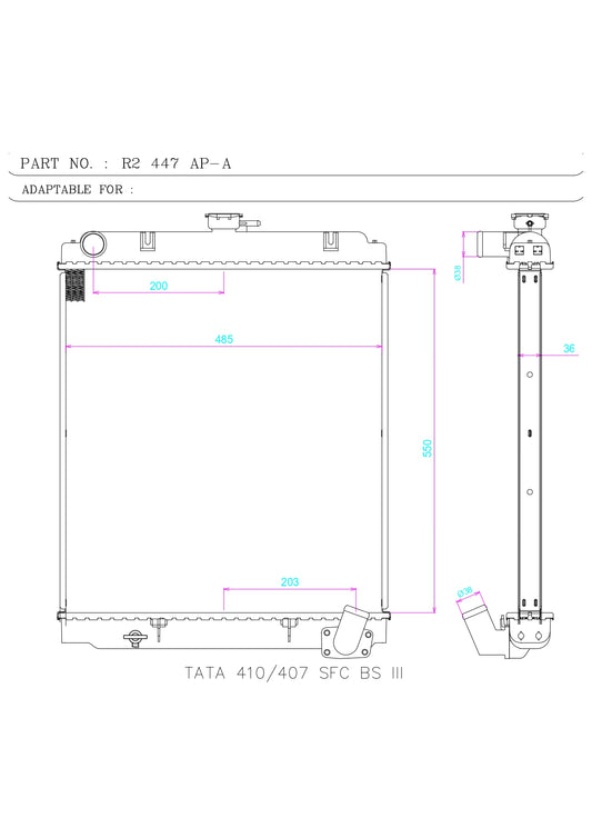 TATA 410/407 SFC BS III