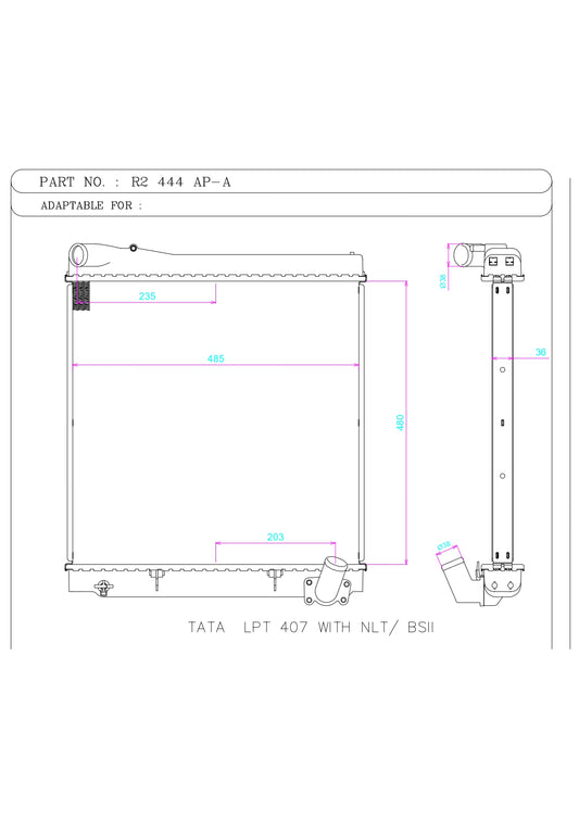 TATA  LPT 407 WITH NLT/ BSII